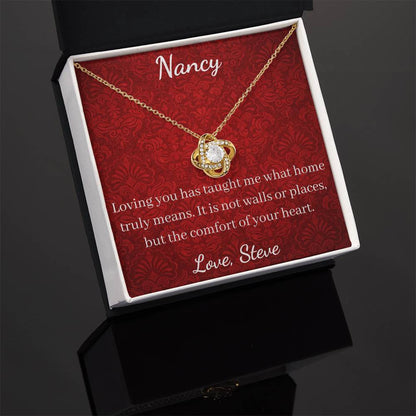 Loving you has taught me what home truly means. It is not walls or places, but the comfort of your heart.