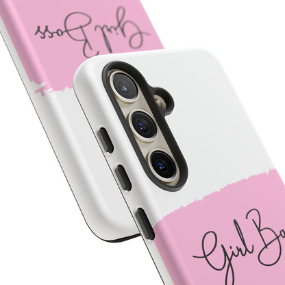 Girl Boss Phone Case - Chic and Stylish Protective Case for iPhone and Google Pixel, Empowering Women Design