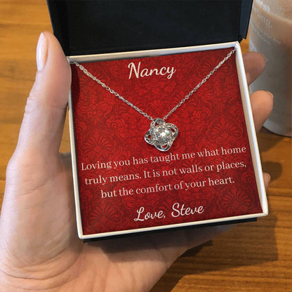 Loving you has taught me what home truly means. It is not walls or places, but the comfort of your heart.