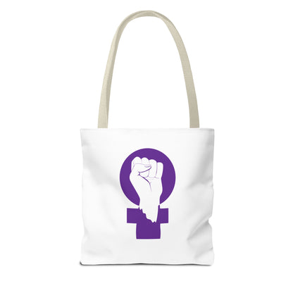 Empowerment Tote Bag for Feminists, Eco-Friendly Shopping Bag, Reusable Carryall, Gift for Women, Protest March Gear