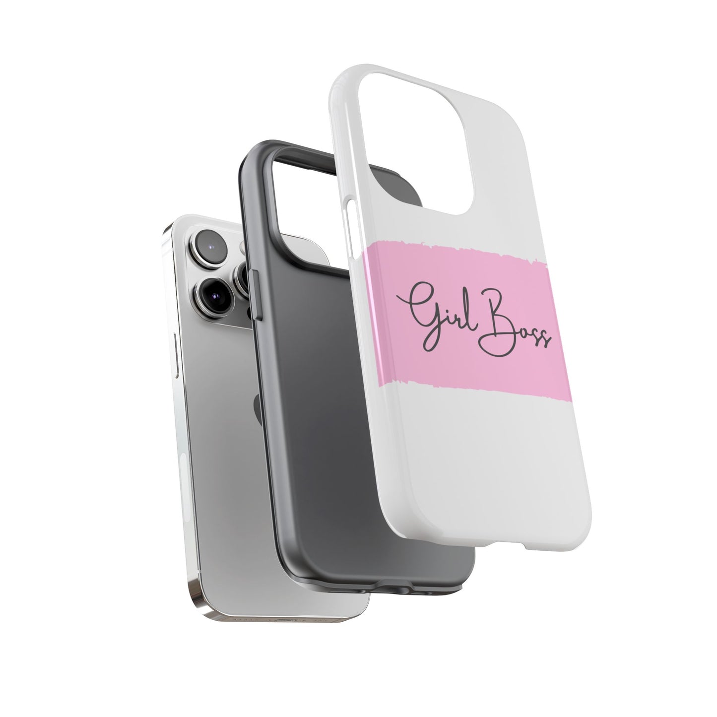 Girl Boss Phone Case - Chic and Stylish Protective Case for iPhone and Google Pixel, Empowering Women Design