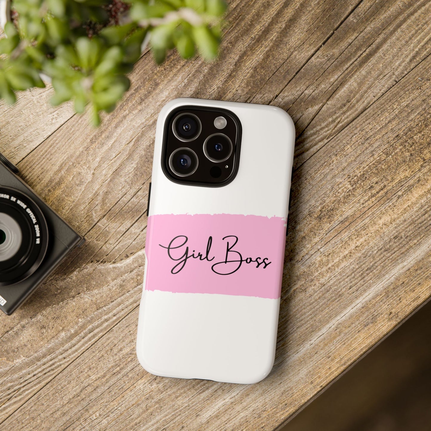 Girl Boss Phone Case - Chic and Stylish Protective Case for iPhone and Google Pixel, Empowering Women Design