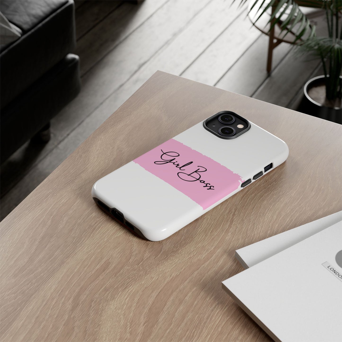 Girl Boss Phone Case - Chic and Stylish Protective Case for iPhone and Google Pixel, Empowering Women Design
