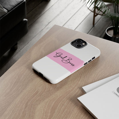 Girl Boss Phone Case - Chic and Stylish Protective Case for iPhone and Google Pixel, Empowering Women Design