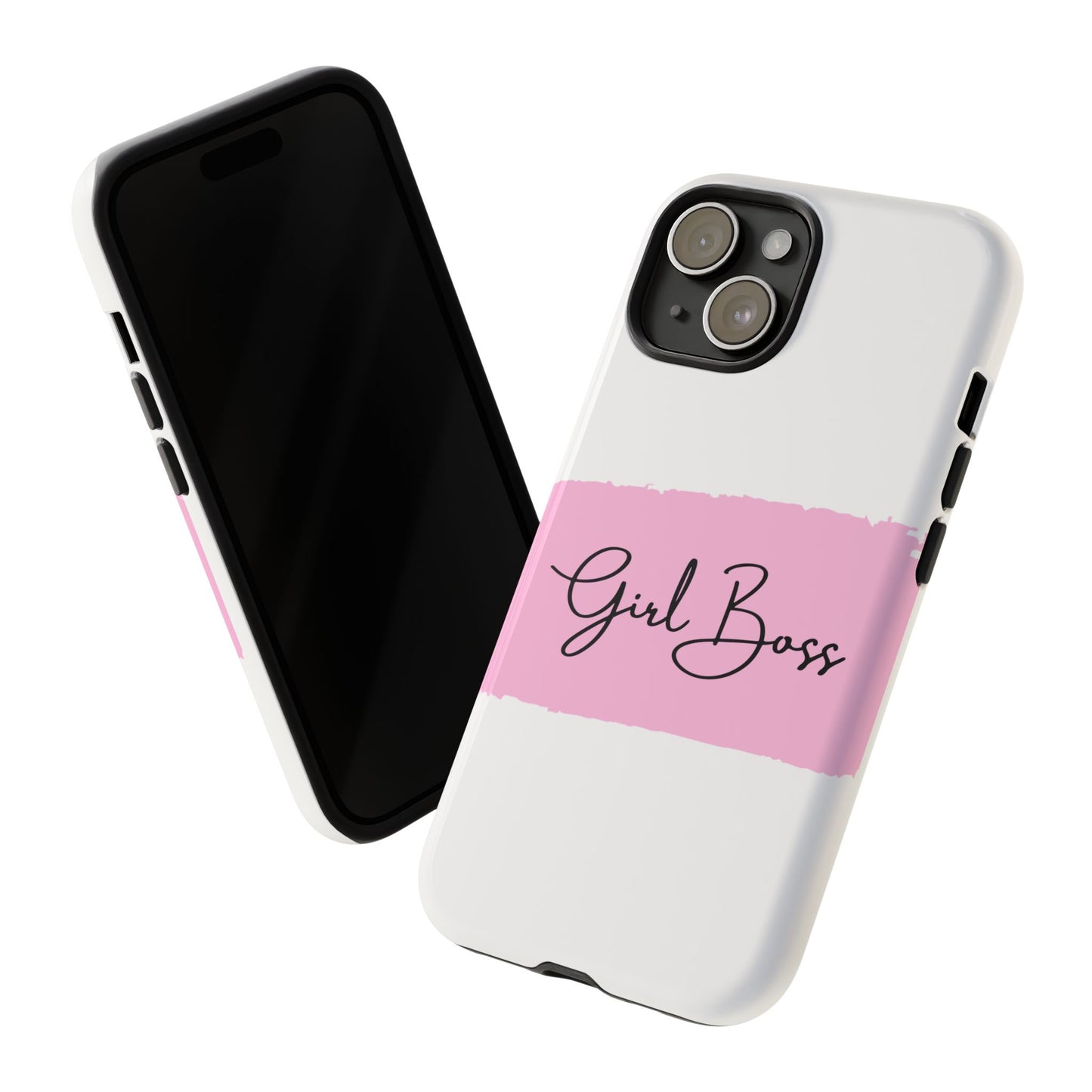 Girl Boss Phone Case - Chic and Stylish Protective Case for iPhone and Google Pixel, Empowering Women Design
