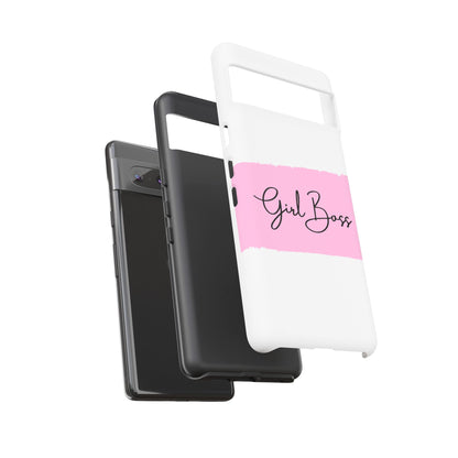 Girl Boss Phone Case - Chic and Stylish Protective Case for iPhone and Google Pixel, Empowering Women Design