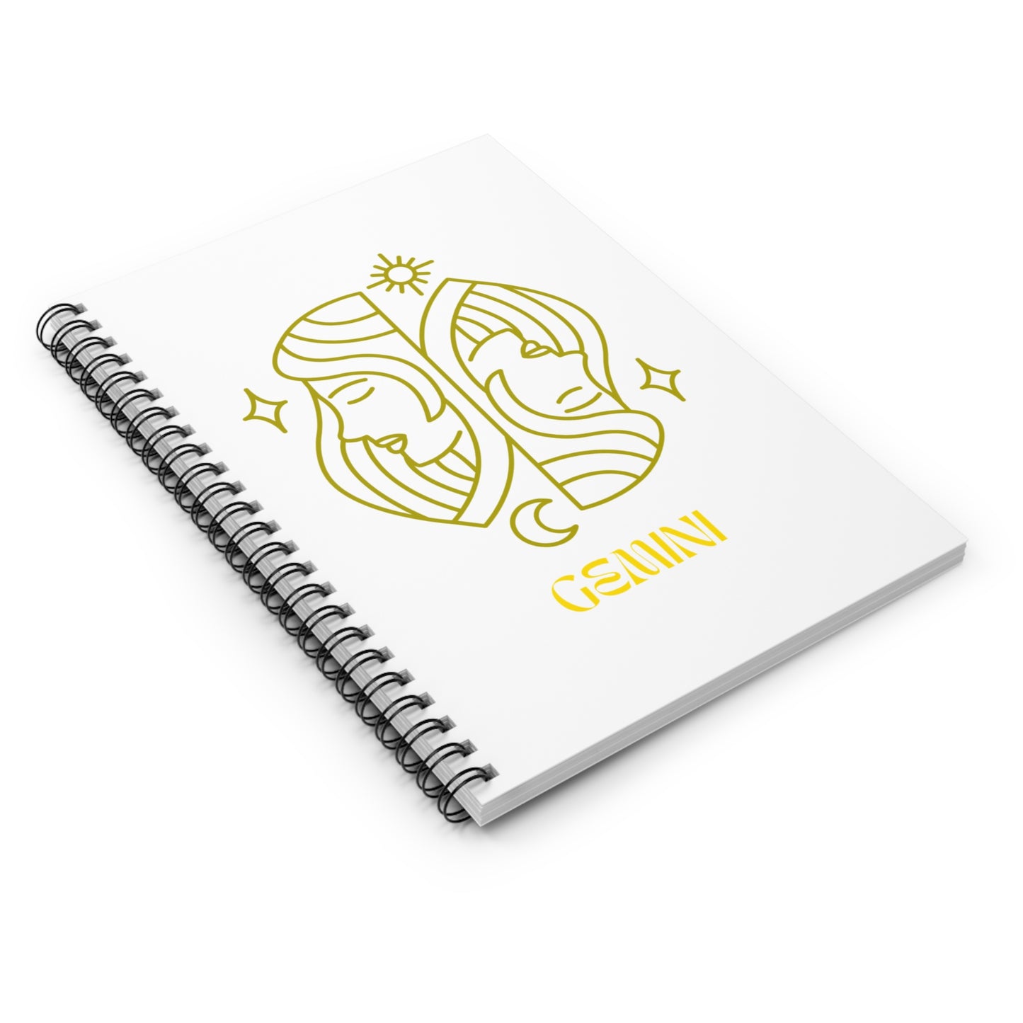 Gemini Spiral Notebook - Fun for Astrology Lovers, Journaling, Gift for Her and Creative Inspiration