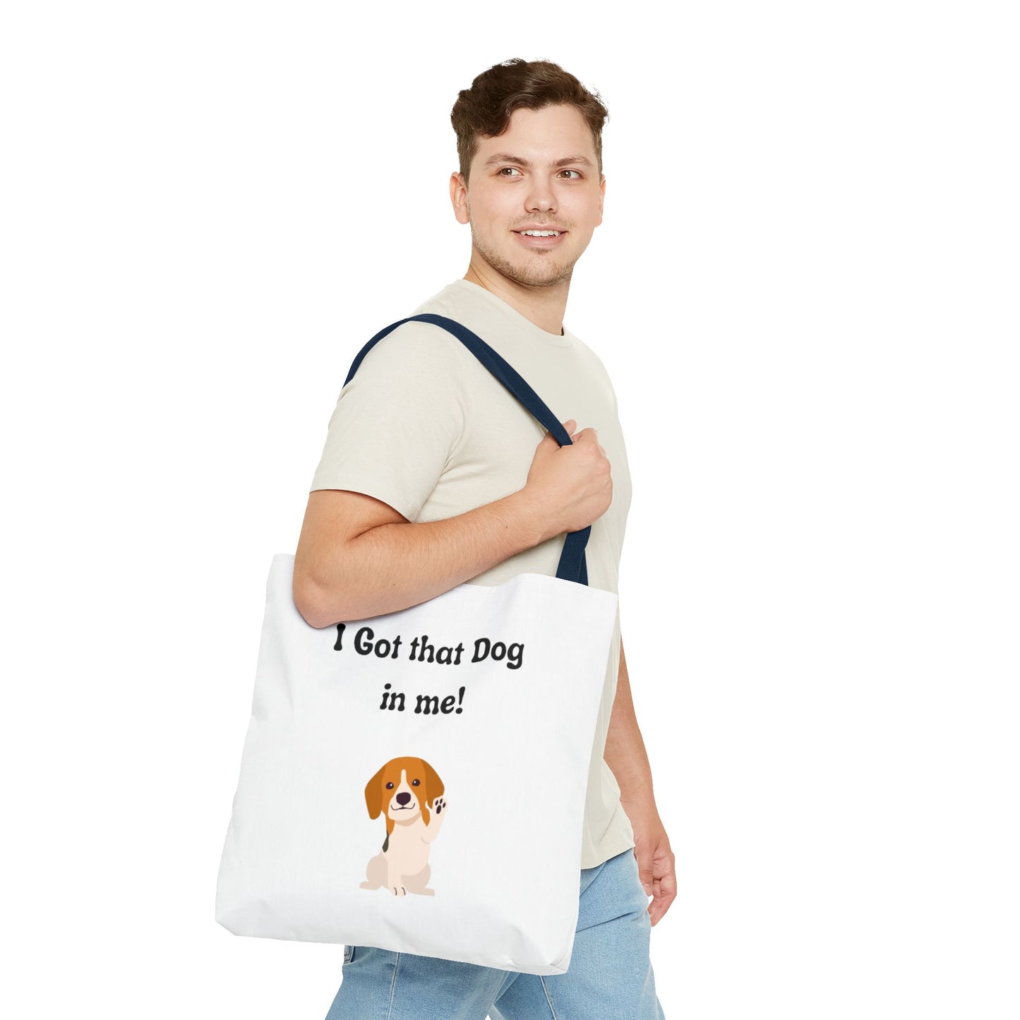 I Got That Dog in Me! Tote Bag - Perfect for Dog Lovers, Gifts for Pet Owners, Shopping, Beach Days, or Dog Walks