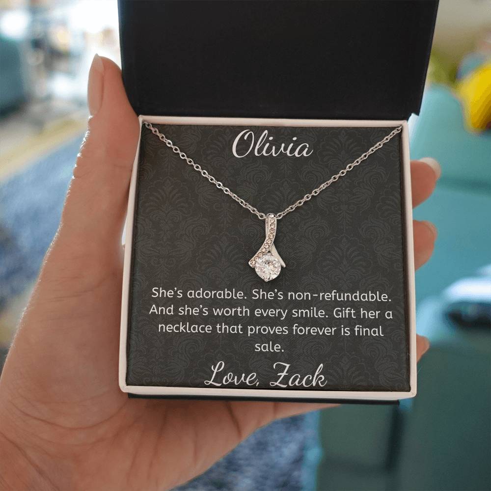 She’s adorable. She’s non-refundable. And she’s worth every smile