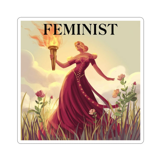 Empowering Feminist Sticker, Feminist Artwork, Feminist Gift, Laptop Decals, Women Empowerment Stickers, Feminism Decor
