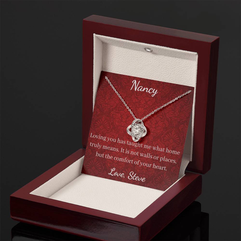 Loving you has taught me what home truly means. It is not walls or places, but the comfort of your heart.