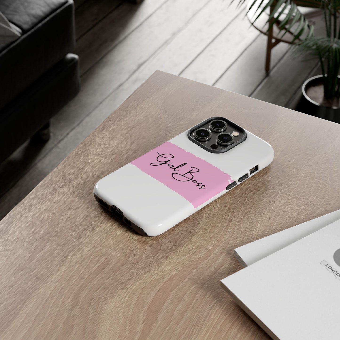 Girl Boss Phone Case - Chic and Stylish Protective Case for iPhone and Google Pixel, Empowering Women Design