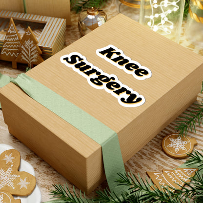 Knee Surgery Sticker – Funny and Quirky Vinyl Sticker for Laptops, Water Bottles, Notebooks, and More – for BrainRot fans