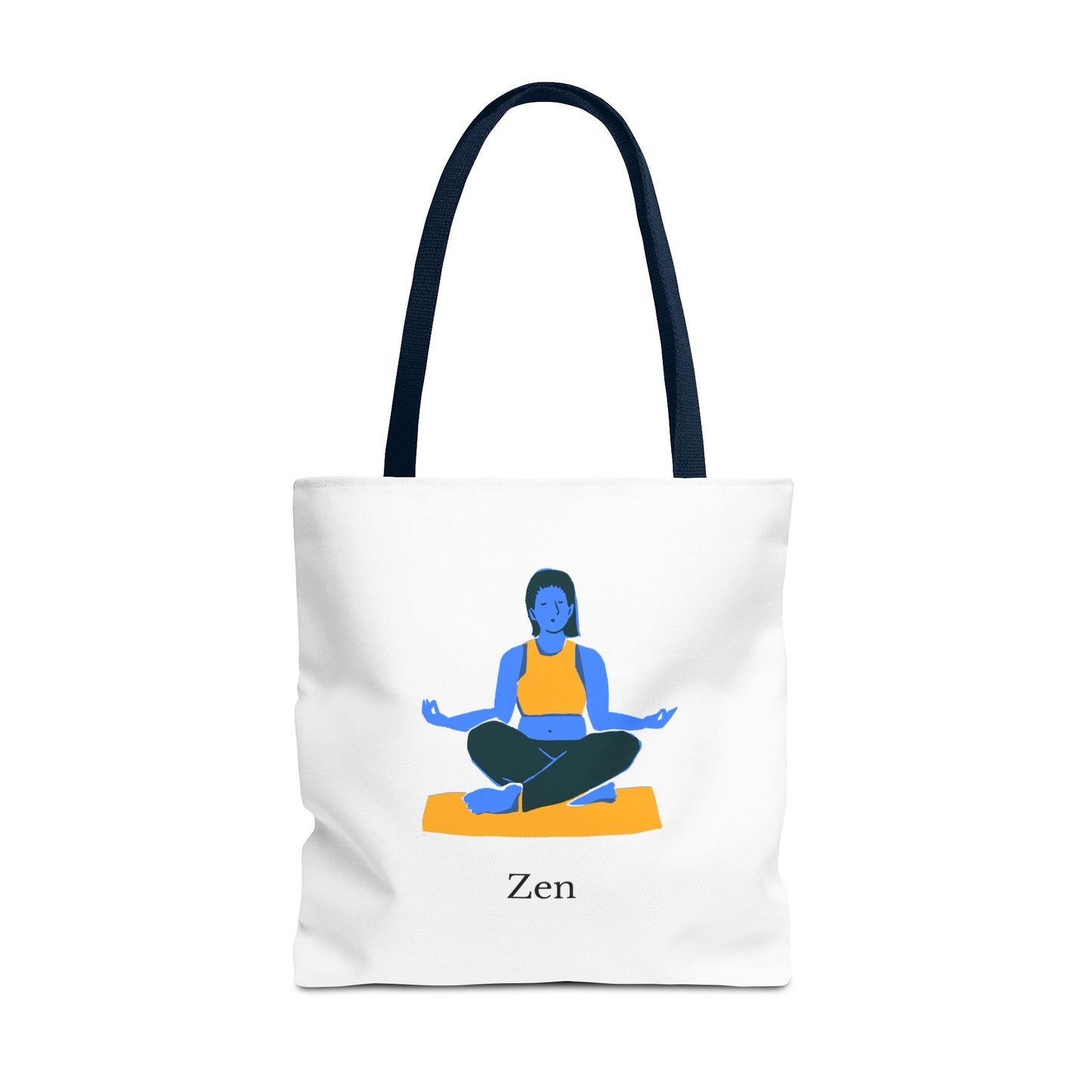 Zen Tote Bag, Yoga Bag, Meditation Tote, Gift for Yogis, Inspirational Tote, Relaxation Accessory
