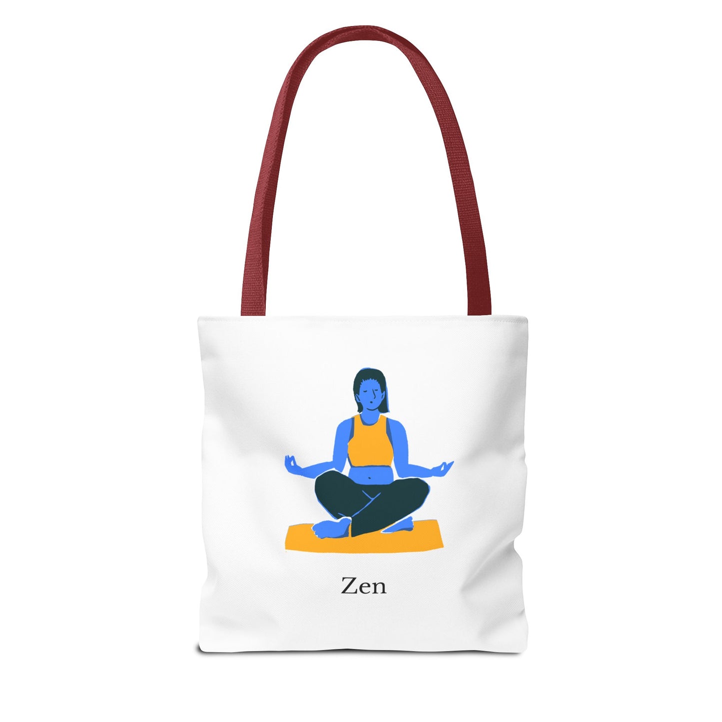 Zen Tote Bag, Yoga Bag, Meditation Tote, Gift for Yogis, Inspirational Tote, Relaxation Accessory