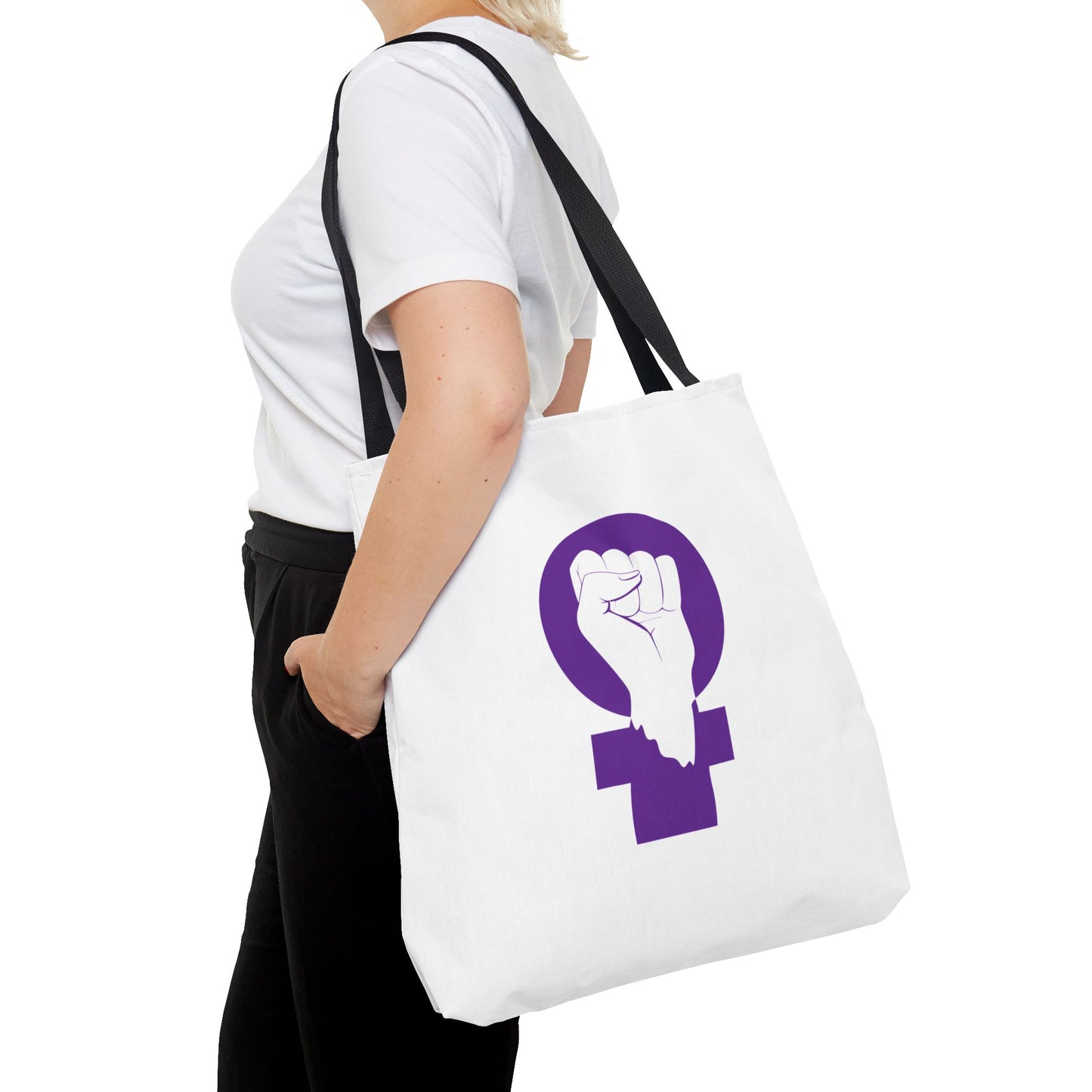 Empowerment Tote Bag for Feminists, Eco-Friendly Shopping Bag, Reusable Carryall, Gift for Women, Protest March Gear
