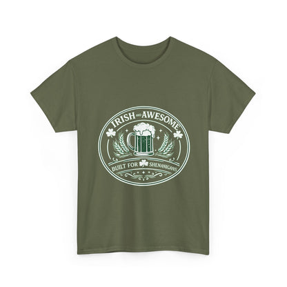 Beer Mug Emblem T-Shirt — Vintage Brewery Logo Tee for Beer Lovers