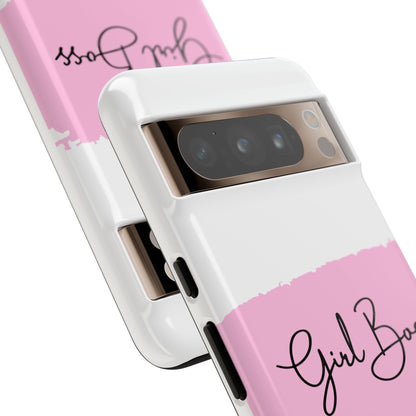 Girl Boss Phone Case - Chic and Stylish Protective Case for iPhone and Google Pixel, Empowering Women Design