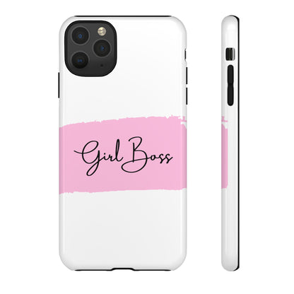 Girl Boss Phone Case - Chic and Stylish Protective Case for iPhone and Google Pixel, Empowering Women Design