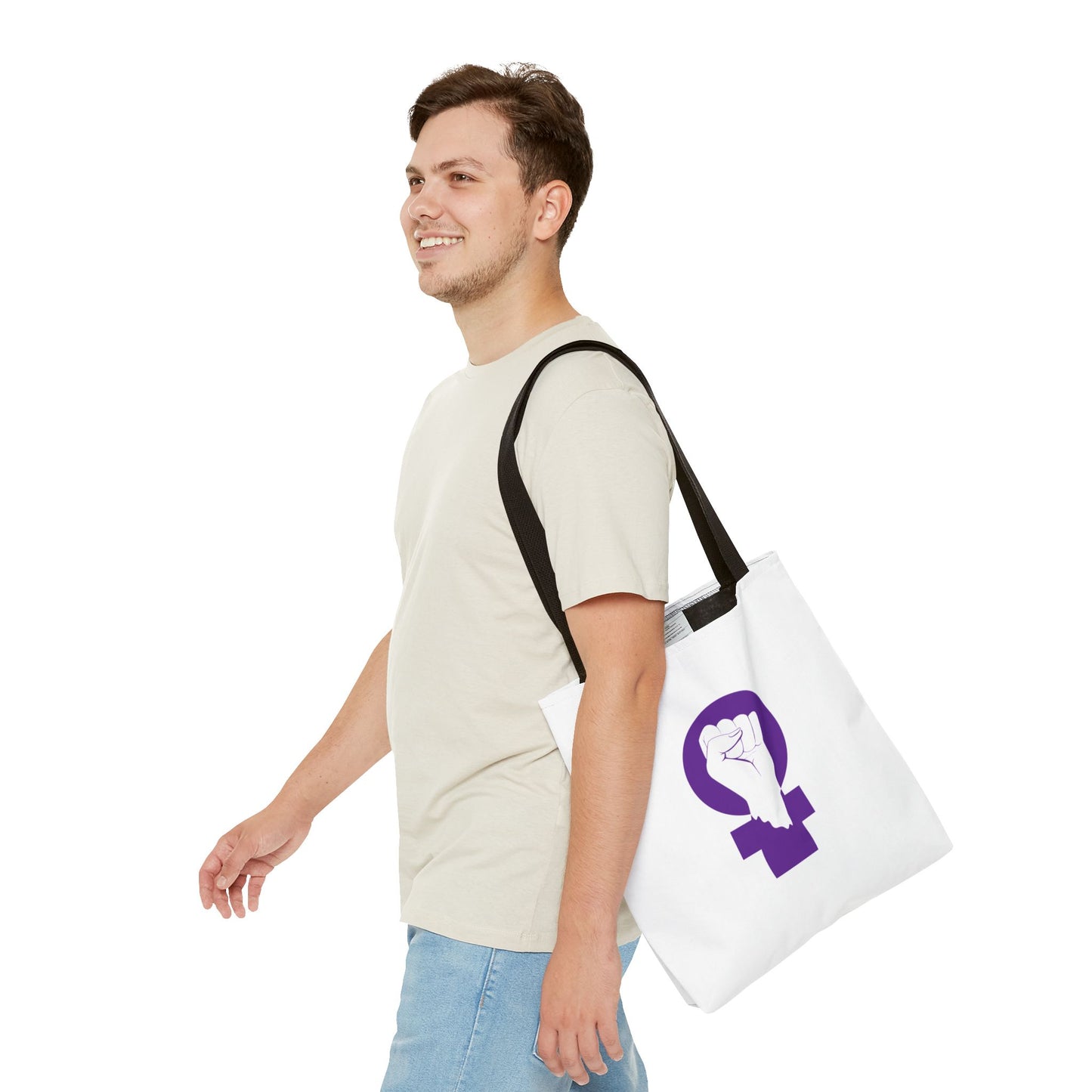 Empowerment Tote Bag for Feminists, Eco-Friendly Shopping Bag, Reusable Carryall, Gift for Women, Protest March Gear