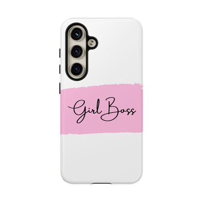 Girl Boss Phone Case - Chic and Stylish Protective Case for iPhone and Google Pixel, Empowering Women Design