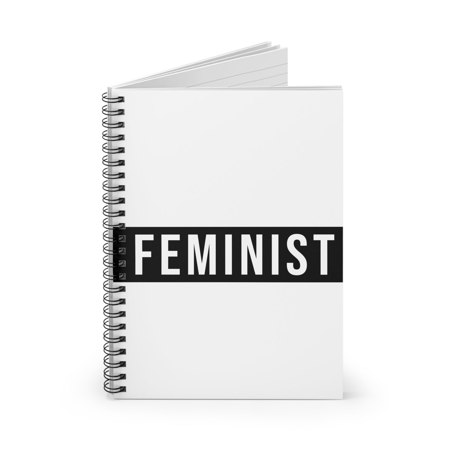 Feminist Spiral Notebook - Empowering Journal for School, Gifts, Writing Notes, Self-Expression, Feminism