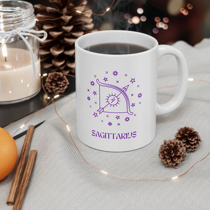 Charming Sagittarius Ceramic Mug - Perfect for Coffee Lovers and Gift Giving