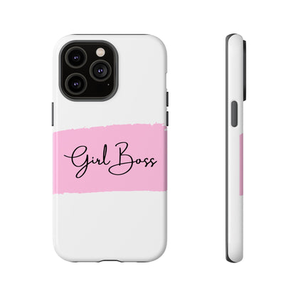 Girl Boss Phone Case - Chic and Stylish Protective Case for iPhone and Google Pixel, Empowering Women Design
