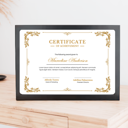 Certificate Award, Certificate of Achievement Professional Template, Mini-Certificate, Team Award Idea, Course Certificate of Completion