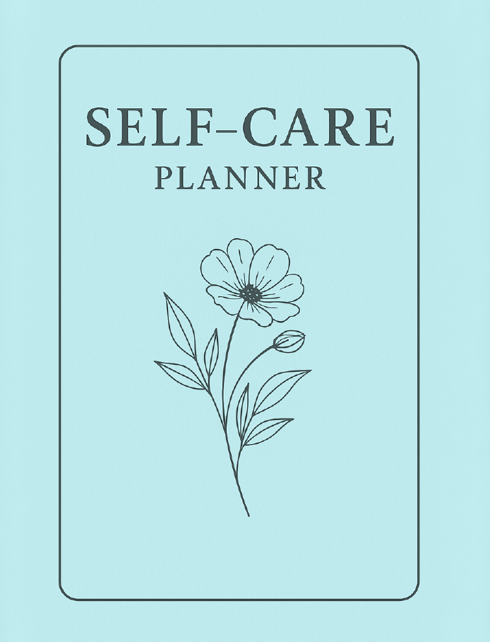 Self-Care Digital Planner Bundle | Undated Wellness & Mental Health Planner iPad/Android | Daily, Weekly, Monthly Self-Assessment Journal