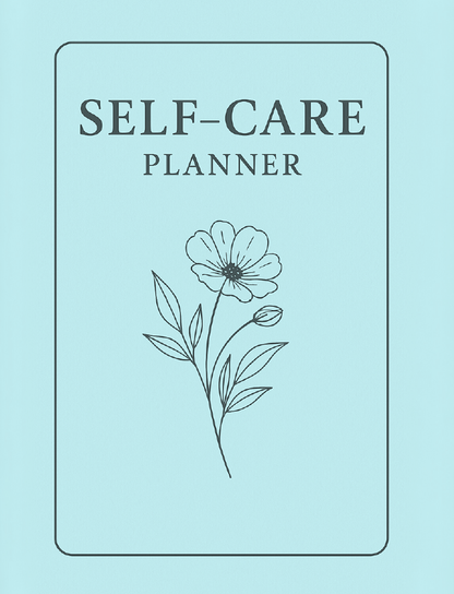 Self-Care Digital Planner Bundle | Undated Wellness & Mental Health Planner iPad/Android | Daily, Weekly, Monthly Self-Assessment Journal