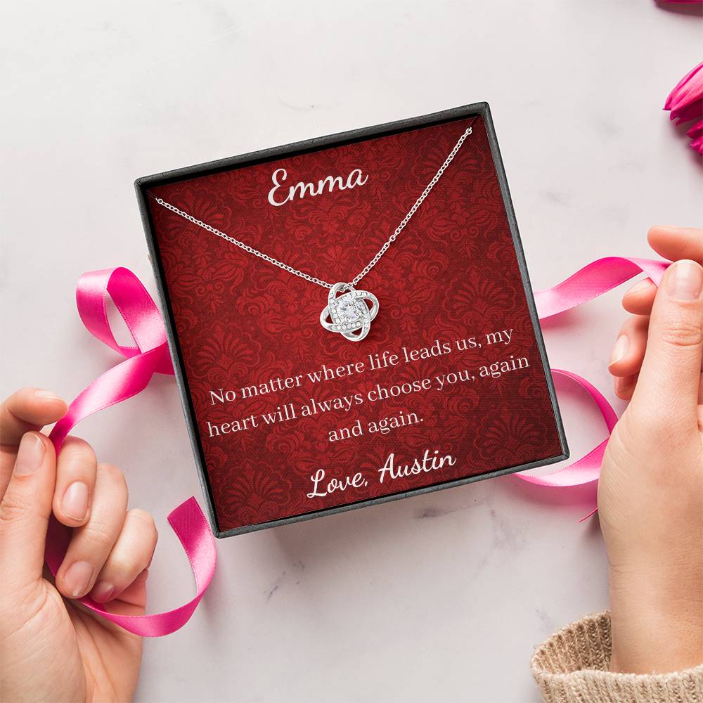 No Matter Where Life Leads Us, My Hear Will Always Choose You, Again and Again.