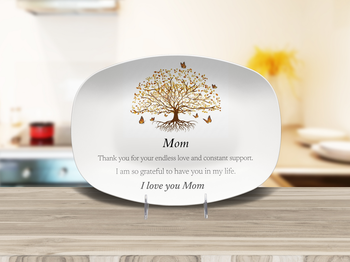 Mom Heartfelt Message Platter