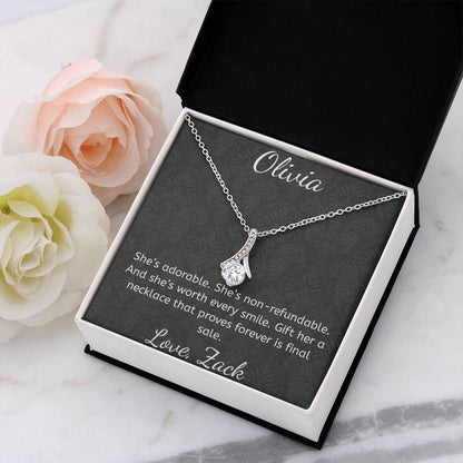 She’s adorable. She’s non-refundable. And she’s worth every smile