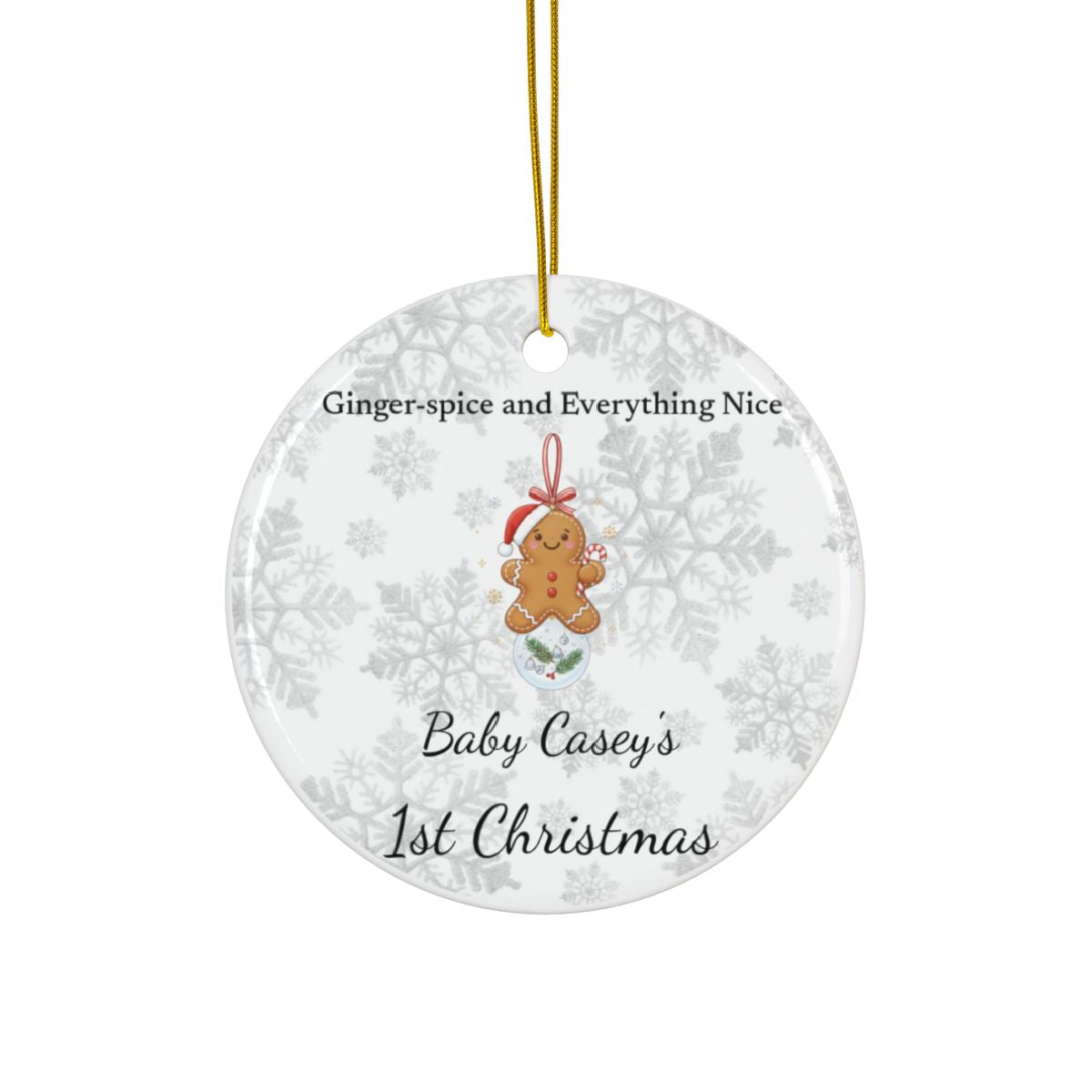 Ginger Spice and Everything Nice - Baby's First Christmas