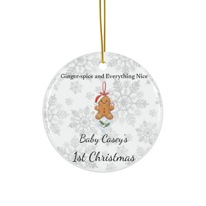 Ginger Spice and Everything Nice - Baby's First Christmas