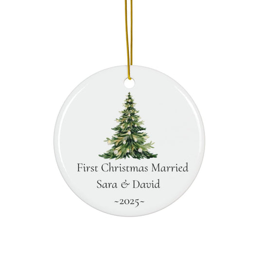 First Christmas Married