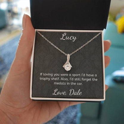 If loving you were a sport I’d have a trophy shelf