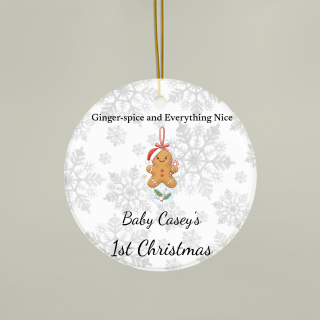 Ginger Spice and Everything Nice - Baby's First Christmas